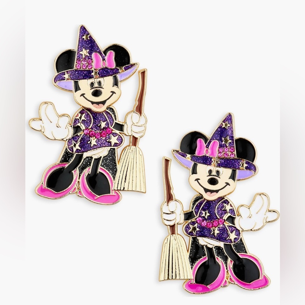 BaubleBar Disney Minnie Mouse Witch earrings NWT